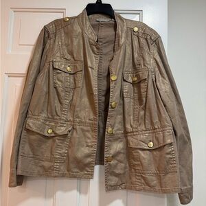 Chicos platinum denim size 2